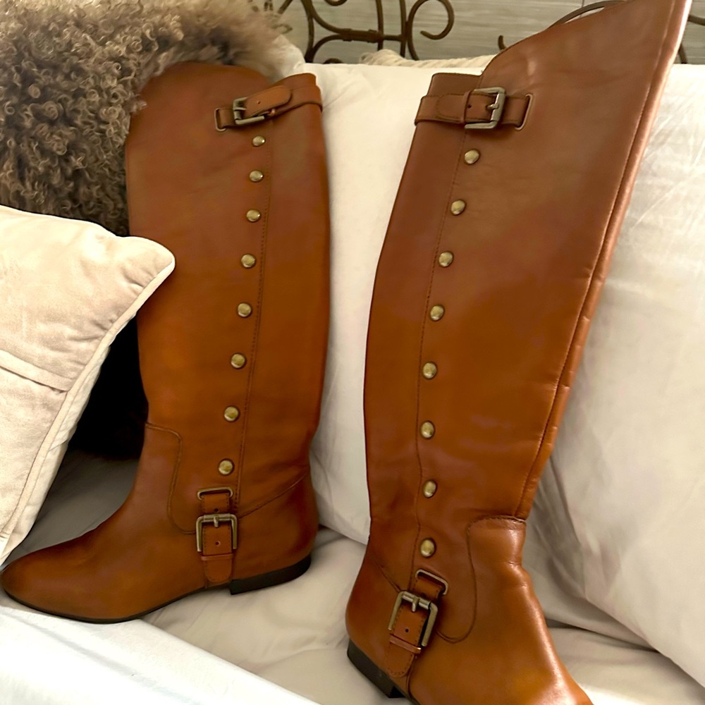 Practically New Tall Boots By Carlos Santana With… - image 1